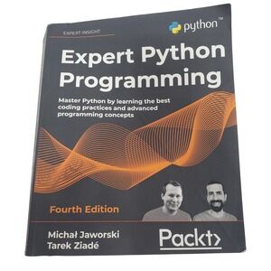 Packt Expert Python Programming Fourth Edition Michal Jaworski OS Black Good